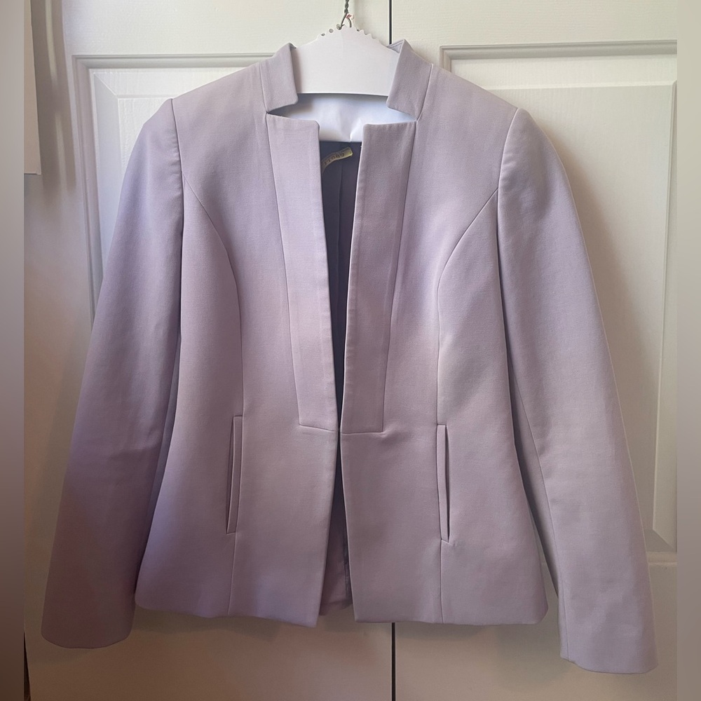 Lavender White House Black Market Blazer Jacket